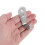 2Pièces Fixations Métal Argent Pour Échelle De Lit Durable 3