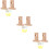 6Pièces Support Tringle En Bois Beige Résistant Décoratif 10
