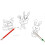 32pcs Easter Greeting Coloring Cards with Markers 1
