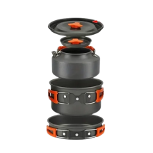 Ultra-Light Aluminum Camping Cookware Set