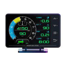 XS HUDGauge–Multi-Function OBD+GPS Car Instrument Black