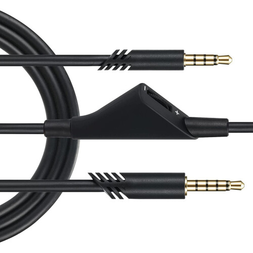 Durable And Wear Resistant Audio Extension Cable2Meter Replacement For Astro A10Inline Volume Control Cable Compatibility Easy To Use High Quality 1