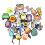 Easter Bunny Shoe Charms Set (23pcs) 1