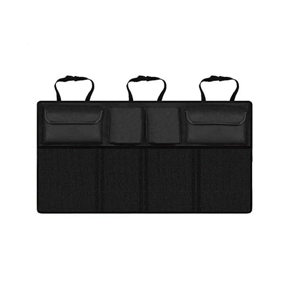 Hanging Car Trunk Organizer Backseat Storage With 8 Large Pockets Black 9362547087717