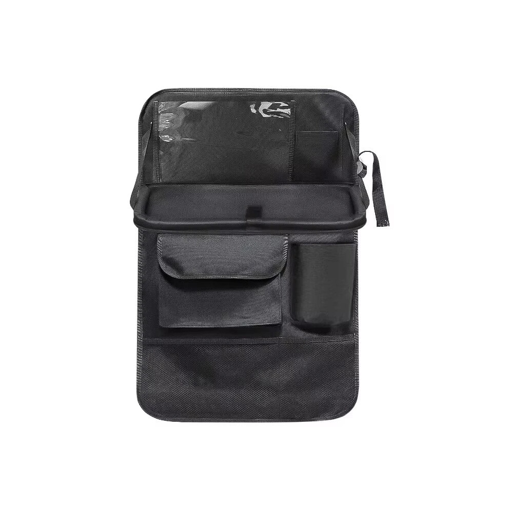 2Pcs Car Seat Back Storage Bag Multi-Pocket Backseat Organizer Black 9362547085782