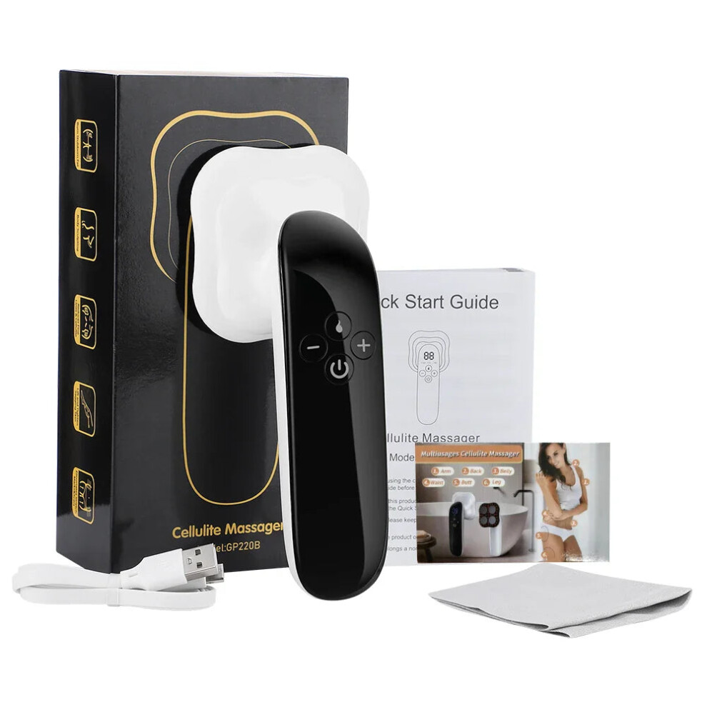 Oba Black Cordless Electric Body Sculpting Massager Fat Burning