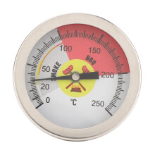 Thermomètre de four à cadran de 52 mm, inox/cuivre, 0-250 C