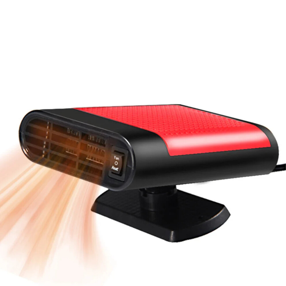Electric Car Heater Cooling Fan Windshield Defogger Demister Red 9362547084365