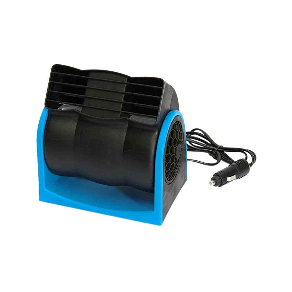 12V Adjustable Car Air Conditioning Fan Dual Speed Silent Cooling Fan Blue 9362547084341