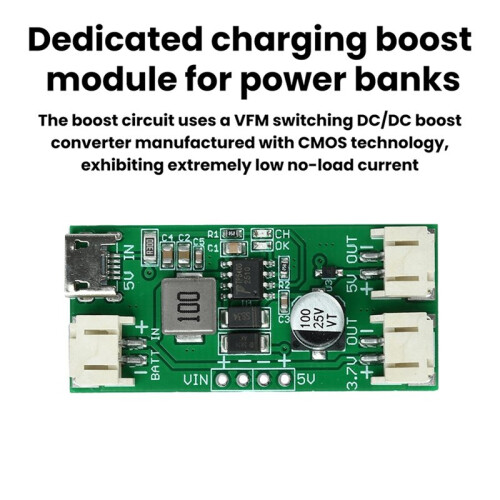 TP5400 1A Lithium Battery Charging Module - 5V 1A Step  Converter with Micro USB Interface for Portable Electronics 1