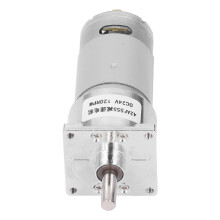 Metal Gear Gear Motor DC24V Worm Reduction Self Locking Central Shaft Clockwise Counterclockwise Rotation Pure Brass Coil Low Heat Low Loss Suitable