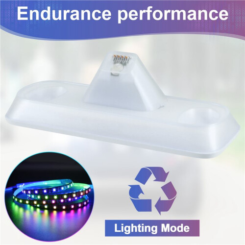 Mechanical Handle Charging Dock with RGB Lighting Effects Charges Automatically When Placed Down for MOBAPAD White