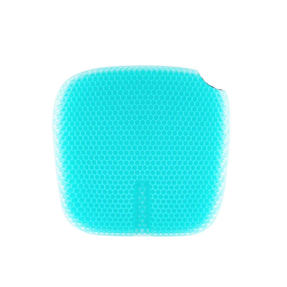 Honeycomb Gel Seat Cushion Breathable Double-Layer Egg Cushion Blue 9362547083337