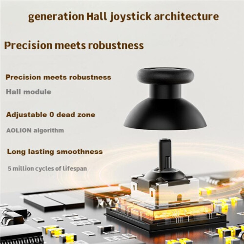 Wireless  Gamepad Controller Hall Joystick for Windows Android IOS   2/1 Steam Somatosensory 2