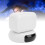 LED Night Light Bluetooth Speaker Alarm Clock with 3-Level Brightness White 14