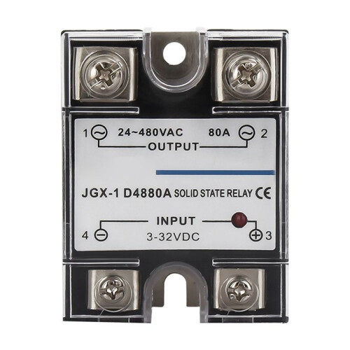 Single Phase Solid State Relay Single Phase SSR  Control AC Solid State Relay 80A
