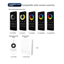 5 in 1 Tuya Controller LED Dimmer Press Terminal 2.4G RF Remote Life APP Control RGBCW Strip Light MC506W