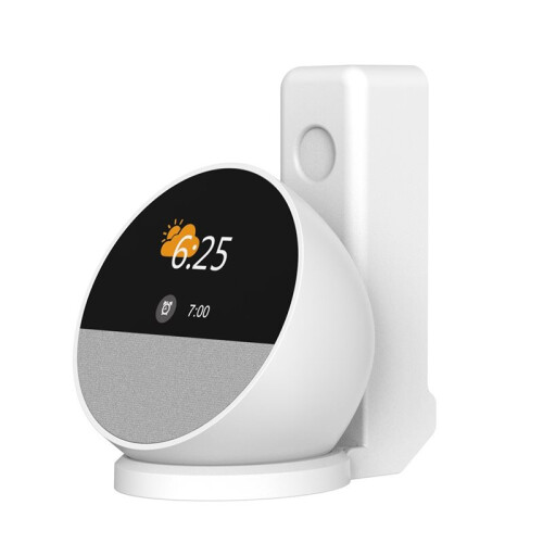 Wall Mount Holder for Echo Spot T5 Generation Speaker Bracket Space Saving Wall Stand Secure Plug-in Mount for Home B