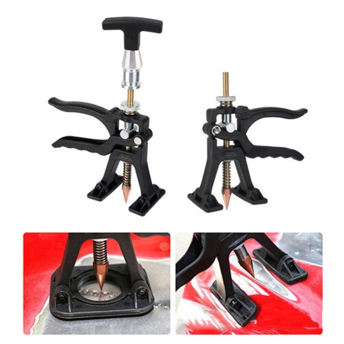 360 Rotary Handle Dent Puller Small Leveling Bar Lifter Nylon Car Body Fine Repair Tool 2