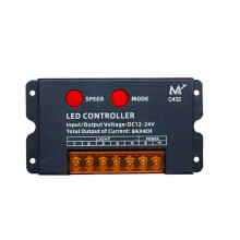 12 V 24 V 4 Kanäle 9 Kanäle Separater LED-Streifenband-Controller Sprung-Wasserstoß--Pferdezeichen Leuchtender Wortschalter B