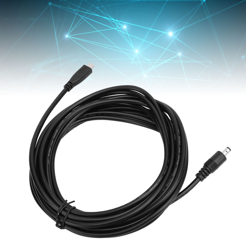 Waterproof Dc To Type C Power Cable 5M 16.4Ft For Dish Antenna 65W+ Pd 9371385081689