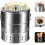 Portable Wrap-Around Charcoal Grill Smokeless BBQ Grate Silver 1