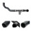 XR8Z7648 XR827648 Engine Coolant Hose for  LS 3.0L 2000-2002 4