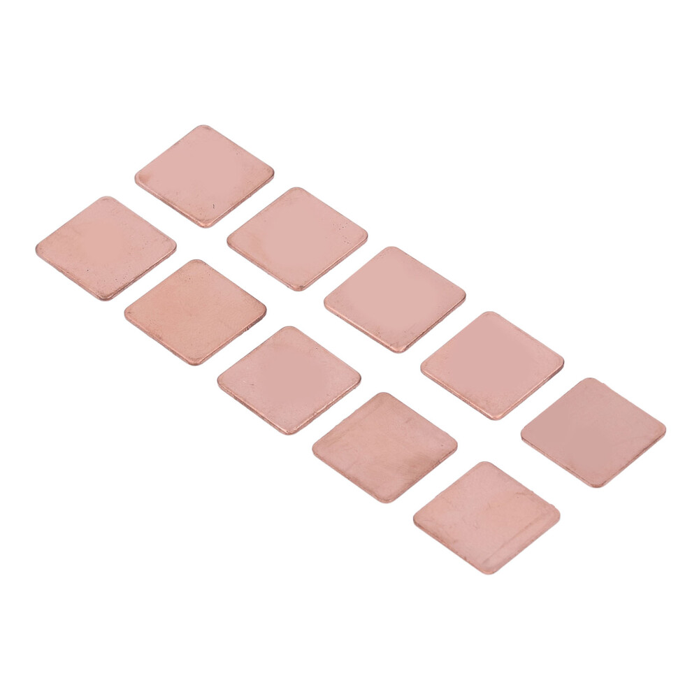 20Mm Copper Heatsink Shims 1Mm Red