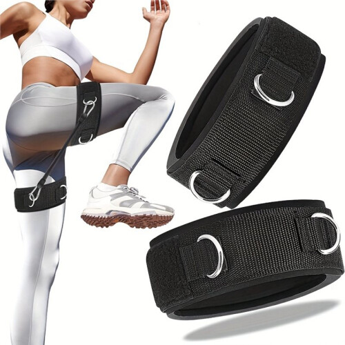 2 Pcs Thigh Strap Adjustable Strength Training Accessories Hips Shaping Exercise Straps for Men Women 1