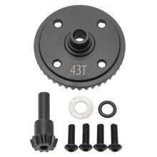 Pour Arrma 1/8 Kraton 6s 1/7 Fireteam Wave Box Twill Gear 10-43T RC Pièces de Mise à Niveau de Camion de Voiture sur Chenilles