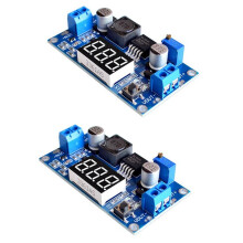 2Pcs XL6009 - Booster Module Adjustable Step- Boost Converter Module - 4.5V-32V to 5V-35V 4A Step- Module