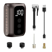 A5mini Portable Wireless Air Pump 100PSI Rechargeable Brown