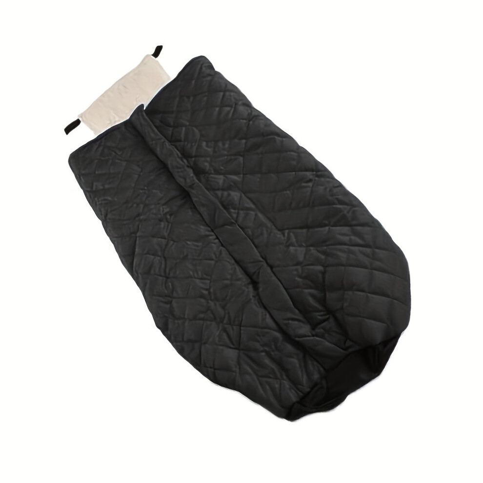 Tm Black Thickened Windproof Wheelchair Blanket Outdoor Use