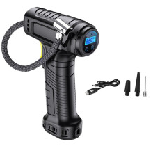 120W Handheld Air Compressor Wireless Digital Inflatable Pump Portable Air Pump Tire Inflator Digital for Bicycle Balls