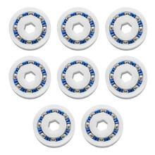 8st Poolförsörjning Town Wheel Kullager för Vac-Sweep 360 380 Pool Cleaner Wheel Plast Kullager Delar