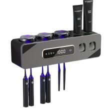 Smart Wall Toothbrush Holder with Toothpaste Dispenser