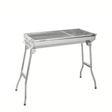 Stainless Steel Portable BBQ Grill Set (4pcs)