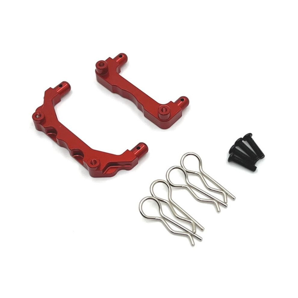 Tauoh Red Aluminum Front & Rear Metal Body Pillars Parts For Mjx 1/14 14209 14210 Rc Car Upgrade Parts