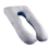 U-Shaped Pregnancy Pillow Pure Cotton Cushion Grey 1
