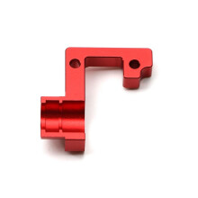 Aluminiumlegering Open Versnellingsbak Versnellingsbakbehuizing Gear Mount voor TT02 TT-02 1/10 RC Auto Upgrade Onderdelen Accessoires Rood