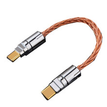 OTG Cable Adapter Type-C to Type-C Cable for / HiFi Portable DAC Headphone Amplifier OTG Audio Adapter