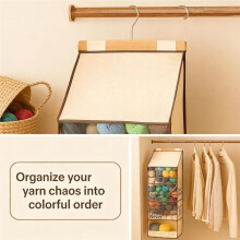 Yarn Heaven Storage Bag - Large Capacity Hanging Yarn Organizer, Crochet & Knitting Storage for Yarn, Hooks and Needles