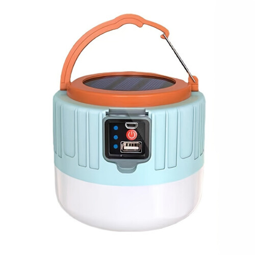 LED Solar Camping Lantern Rechargeable Portable Outdoor Light