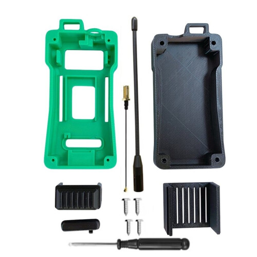 Heltec V4 Meshtastic WiFi LoRa 32 Dev-Board Case Set with 3000mAh Battery Soft Antenna ESP32 SX1262 Solar Powered BLE C 2