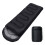 4-Season Camping Sleeping Bag Warm Cotton Mummy Envelope Black 1