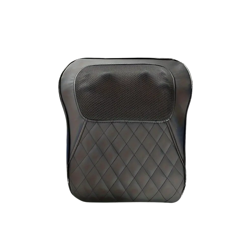 Tm Gray Heated Neck & Back Massager Pillow