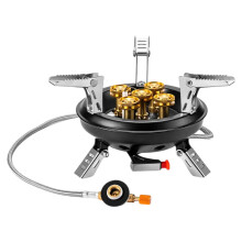 High-Pressure Camping Gas Stove 16000W Butane/Propane Black