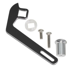 Eenhandige Bediening Adapter Zender Stuurwiel voor RC Auto TQI Afstandsbediening -4 TRX6 Slash Summit, Zwart
