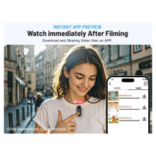 4K Thumb-Mounted Cycling Camera with WiFi Magnetic Back Clip Sports Thumb Camera for Pet Cycling Travel Motorcycle