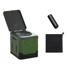 Sanita Dobrável de Emergência para Carro Portátil de Viagem com Tampa Sanita de Acampamento Ao Ar Livre para Acampamento, Caminhada, , Viagens